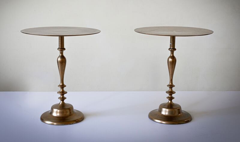 A pair of gilt cocktail tables from the Ritz Hotel in Paris, €800-€1,200