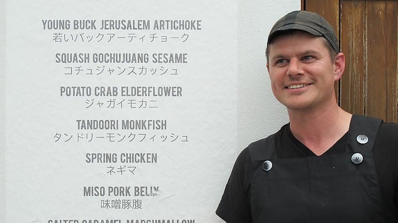 Jonny Boyle and his Sticks omakase pop-up menu