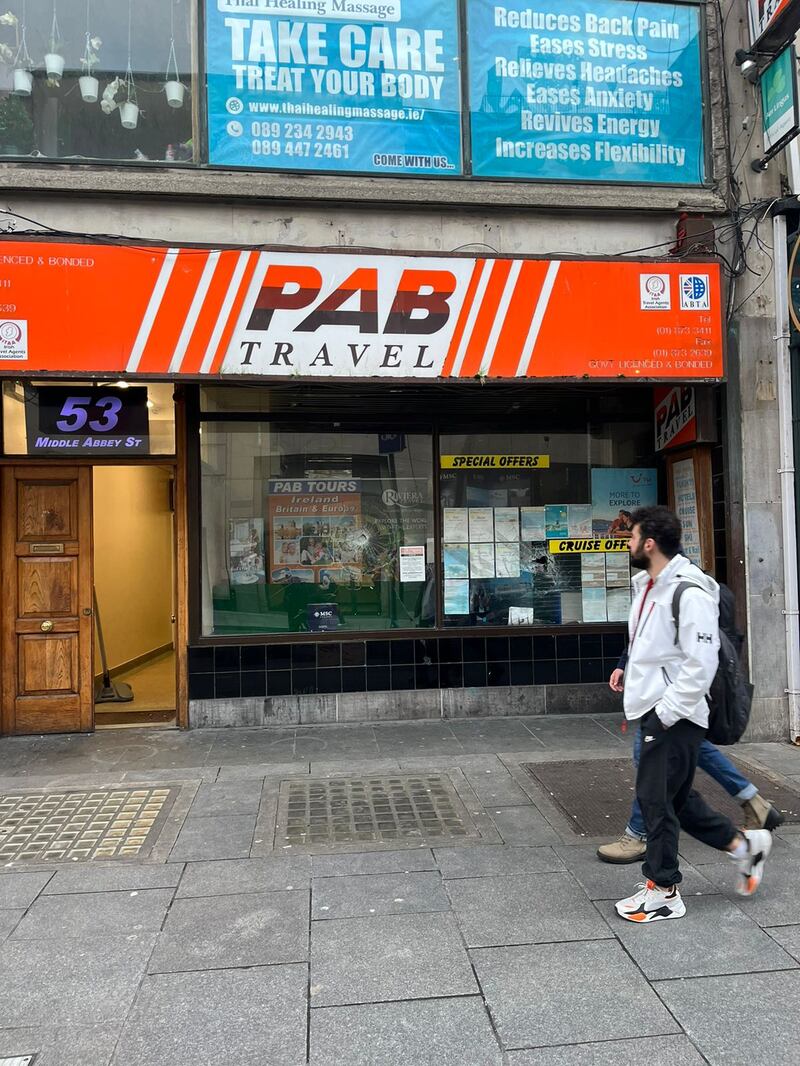 Shops damaged in rioting and looting in Dublin city centre on Thursday pictured on Friday morning. Photograph: Conor Pope