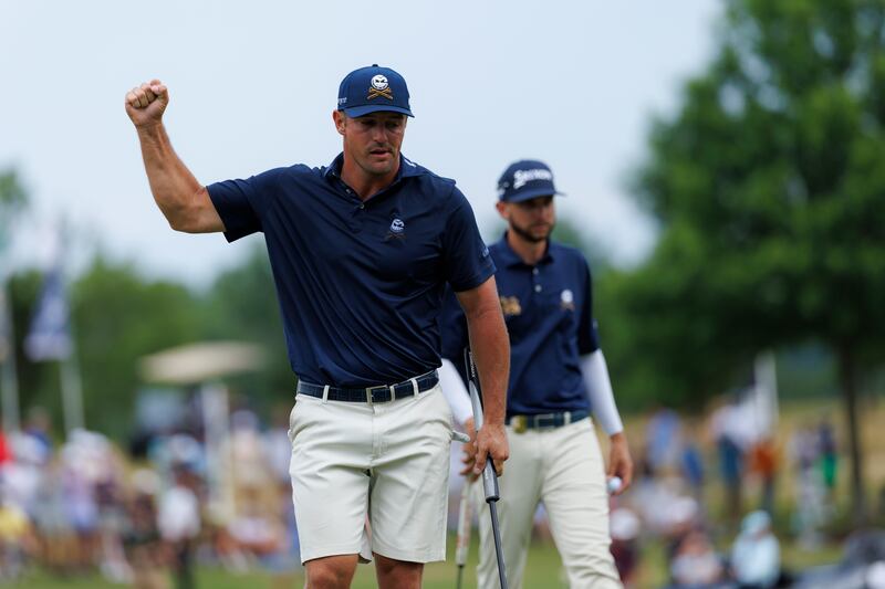 Bryson DeChambeau: has featured prominently in three Majors this year and is expected to be a top contender again at Troon. Photograph: Brett Crrlsen/Getty Images 