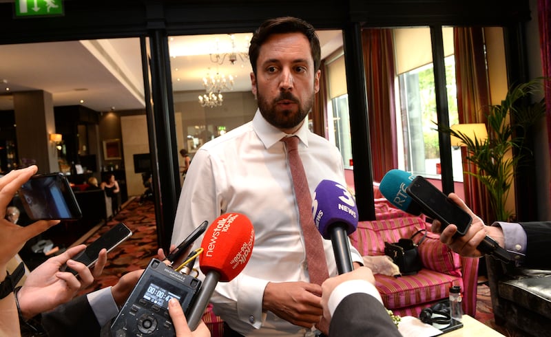 Eoghan Murphy as minister for housing in 2018. Photograph: Cyril Byrne