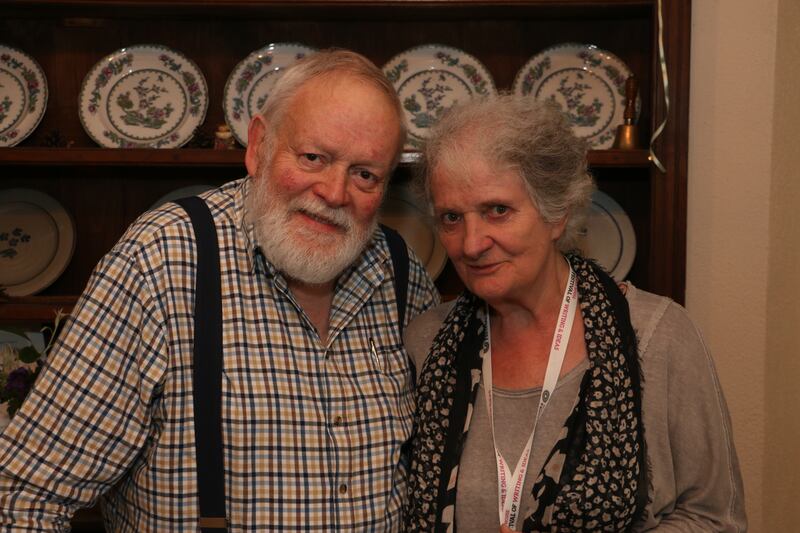 Michael and Edna Longley at the Borris Festival of Writing and Ideas in 2018. Photograph: Frank Smith