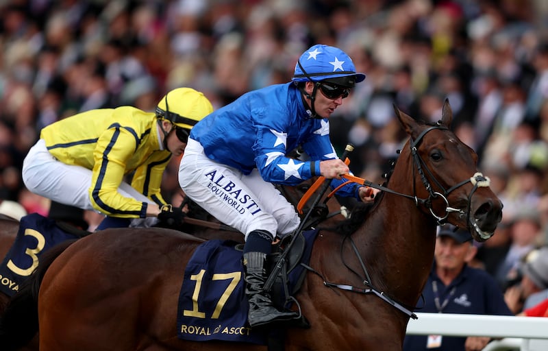 Gary Carroll riding Snellen wins the Chesham Stakes during Royal Ascot. Photograph: Tom Dulat/Getty Images for Ascot Racecourse