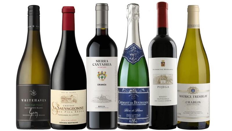 Christmas luxury six- bottle case, was €143.74, now €125