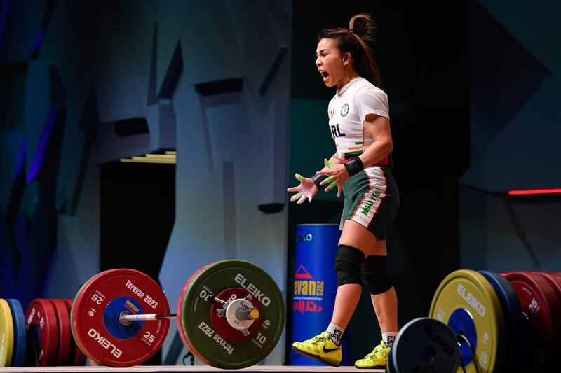 North Dublin European Weightlifting Championships medallist Thammy Nguyen visited schools in Ashbourne and Balbriggan as part of the Her Moves campaign