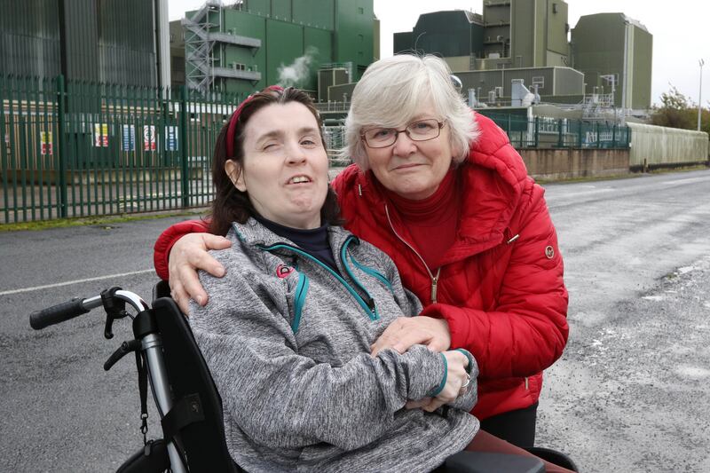 Emma and Carmel Ryan, whose family have been helped over the years by Wyeth. Photo: Brendan Gleeson