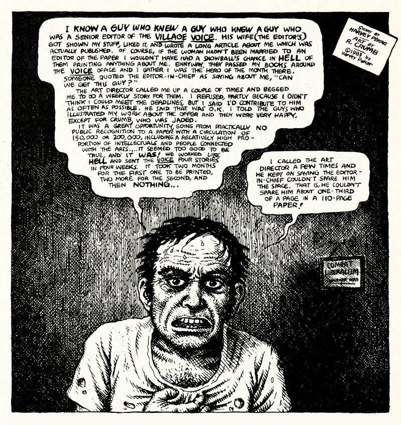 Autobiographical ramblings of a well-read grouch: Harvey Pekar