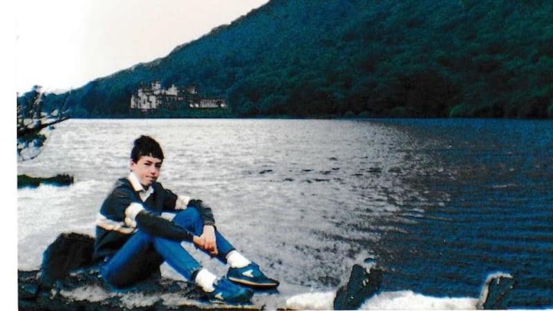 John Boyne as a teenager at Kylemore Abbey: “It’s not easy to be a young, gay teenager and to be told that you’re sick … particularly when you hear it from someone who groped you on your way to class”