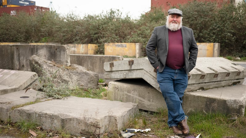 Paddy the Striker: Paddy Byrne, lifetime worker at the now defunct Ringsend bottling plant and a staunch worker’s rights picketer. Photograph: Ross O'Callaghan