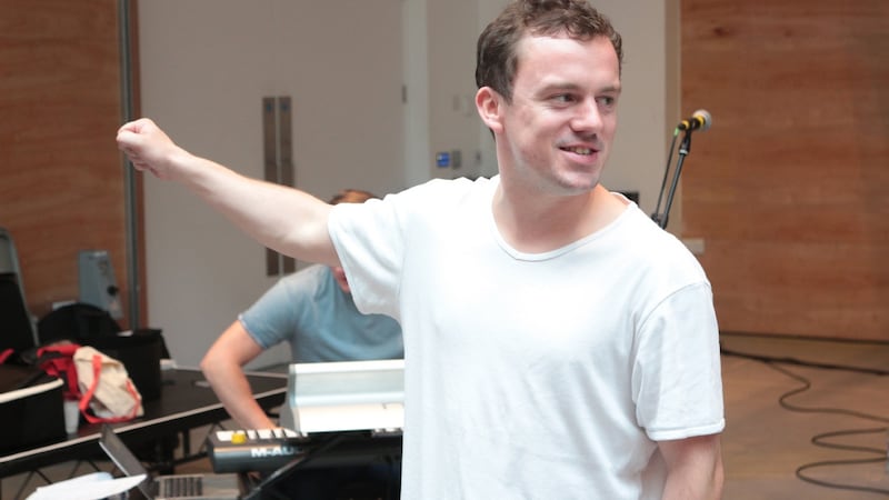 Harry Jardine in rehearsals for A Midsummer Night’s Dream.  Directed by Sean Holmes and Stef O’Driscoll at Bord Gáis Energy Theatre as part of the Dublin Theatre Festival