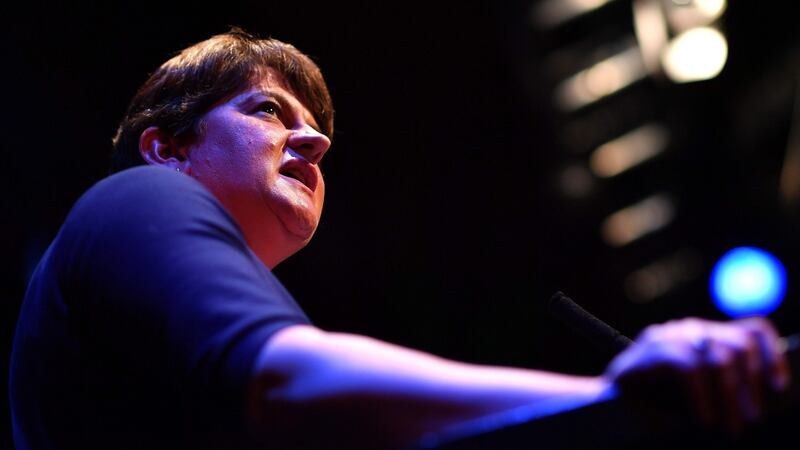 Democratic Unionist Party leader Arlene Foster: Moved to quash speculation that the DUP would support a time-limited backstop. Photograph: Ben Stansall/AFP