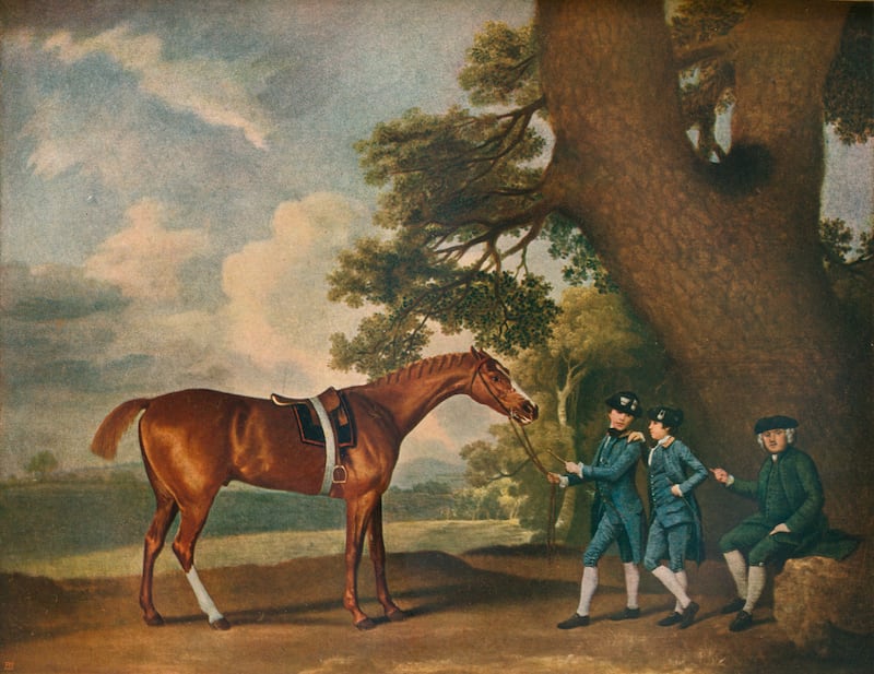 Eclipse (1764-1789) – print of a work by renowned horse painter George Stubbs published in The Connoisseur magazine, 1908. Photograph: The Print Collector/Getty