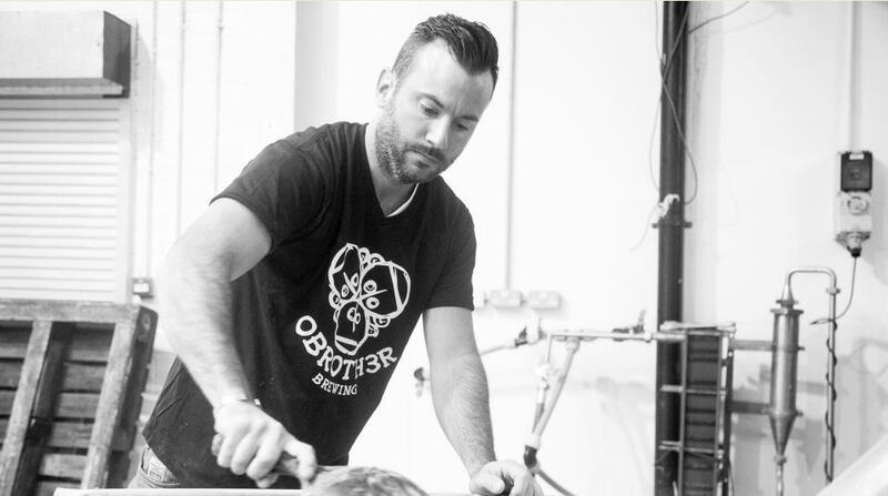 Brian O'Neill of O Brother Brewing. Photograph:  Alan Rowlette