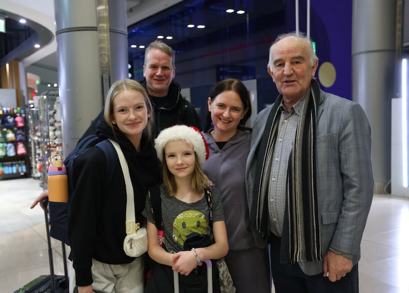 Hugs, tears and joy at the airport as the Dublin of Christmas returns comes to life – The Irish Times