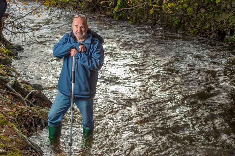 Chris Moody, of Save Our Bride Otters: 'To me, it’s a mad idea to cover over a river. It’s just a mad, crazy idea.' Photograph: Michael Mac Sweeney/Provision