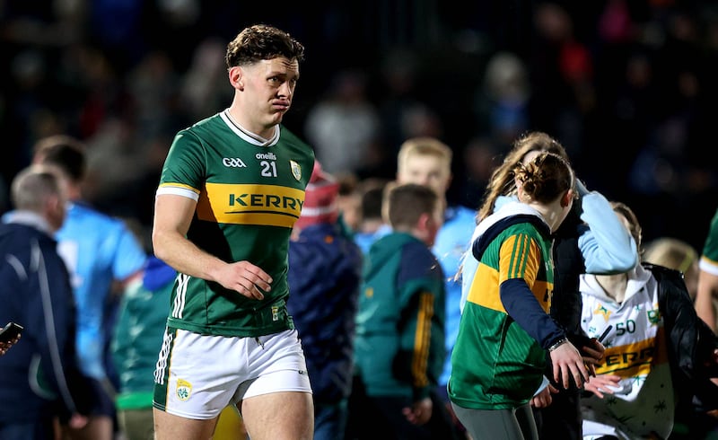 David Clifford after Kerry's loss to Dublin in Tralee on Saturday. Photograph: Ryan Byrne/Inpho