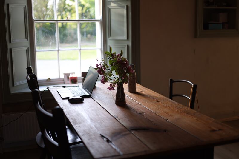 The old kitchen table sits where it always did. Photograph: Bryan O'Brien  