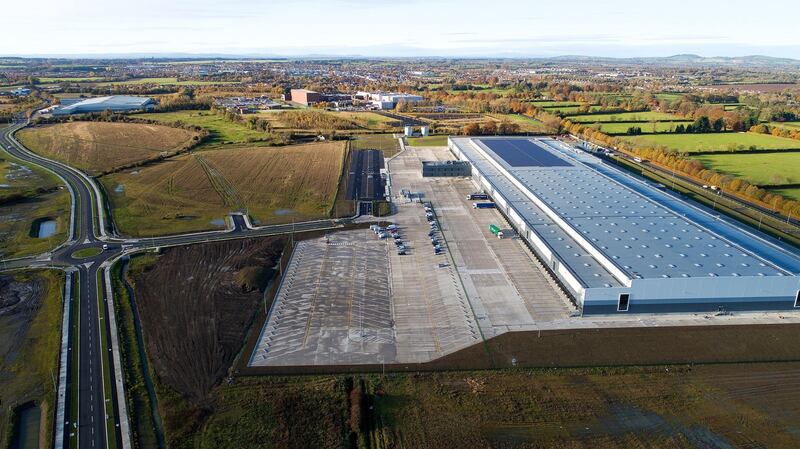 Lidl’s Newbridge Distribution Centre in Co Kildare  has 4,364 solar panels. File photograph: Lensmen