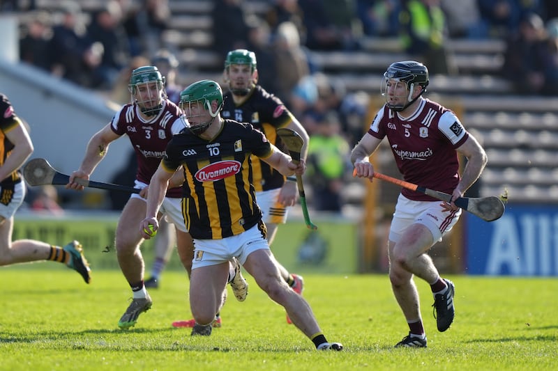 Martin Keoghan of Kilkenny in action during the Division 1A match between Kilkenny and Galway at Nowlan Park on February 2nd. Photograph: James Lawlor/Inpho