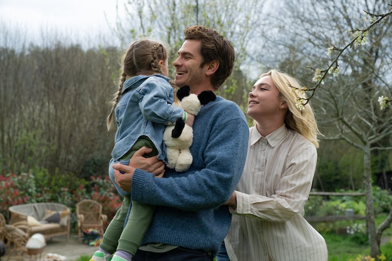 Andrew Garfield and Florence Pugh in We Live In Time. Photograph: StudioCanal