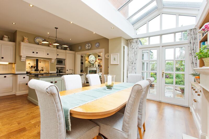 Kitchen and dining area