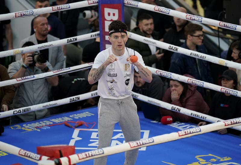 Irish fighter John Cooney: Fellow Galway boxer Kieran Molloy described Cooney as “a fantastic boxer, a young man just chasing his dreams”. Photograph: Niall Carson/PA