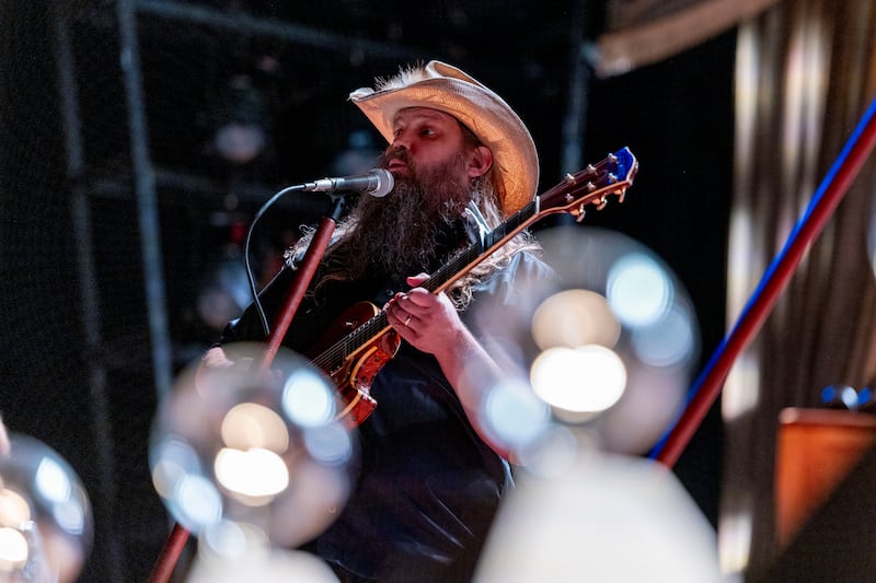 Chris Stapleton performing at the 3Arena. Photograph: Tom Honan