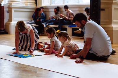 Young and old: a family event at the National Gallery of Ireland