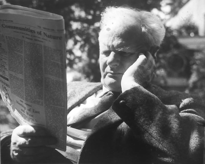 Arnold Marsh, former headmaster of Newton school, Waterford. Photograph: Supplied by Lilliput Press