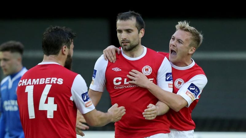 Christy Fagan was on the scoresheet against for St Pat’s against Limerick. Photograph: Inpho