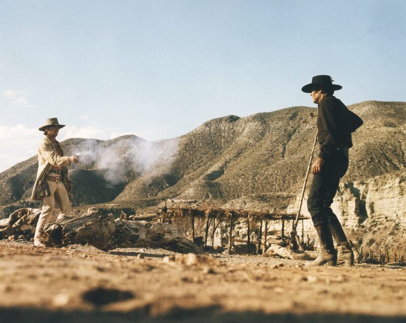 Once Upon a Time in the West: Charles Bronson and Henry Fonda. Photograph: Sunset Boulevard/Corbis via Getty