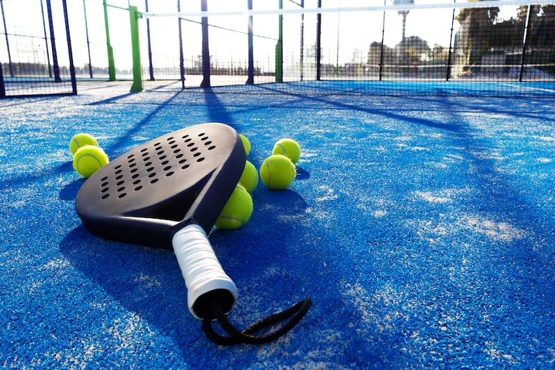 Padel is mainly played in doubles format. Photograph: iStock