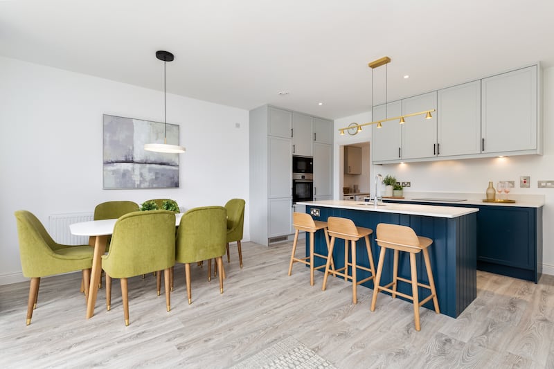 Kitchen and dining area