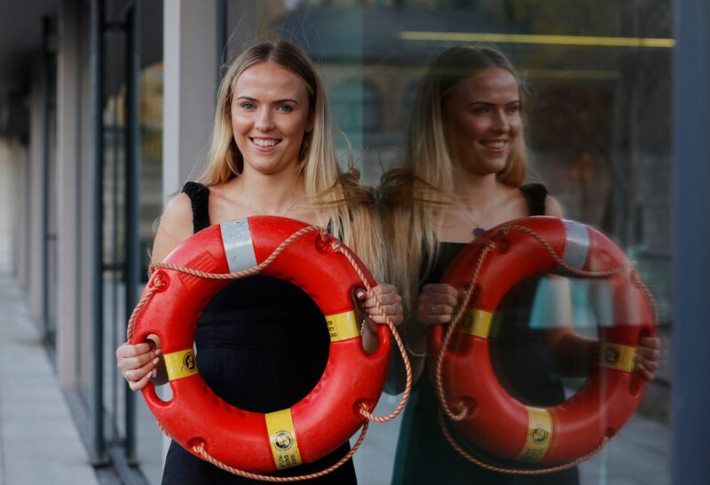 Ellen Glynn, who went missing overnight on a paddle board in Galway Bay, received a community and social responsibility award. Photograph: Alan Betson/The Irish Times