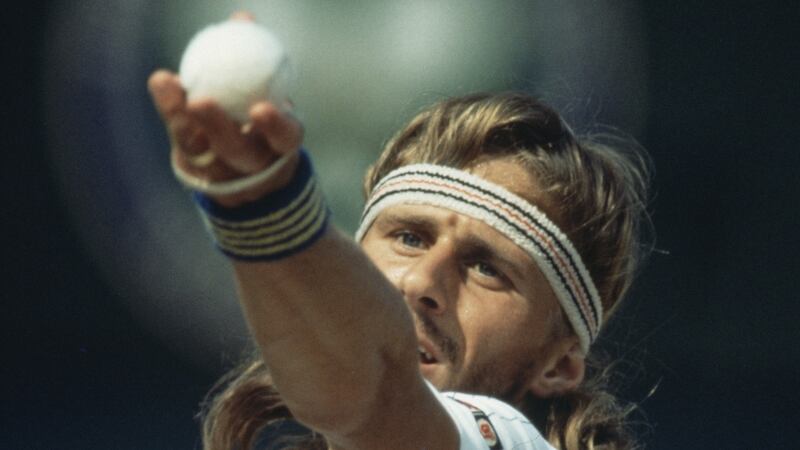 Björn Borg and John McEnroe divided the tennis world of the 1970s and 1980s. Photograph:  Steve Powell/Allsport/Getty Images