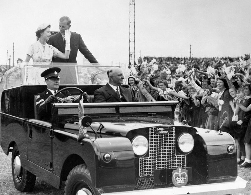 Queen Elizabeth II visits Newcastle, Australia, in February 1954 during a six-month tour of the Commonwealth, which is mainly made up of former British colonies. Photograph: PA