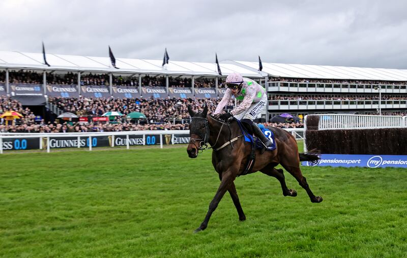 Paul Townend onboard Gaelic Warrior comes home to win. Photograph: Tom Maher/Inpho