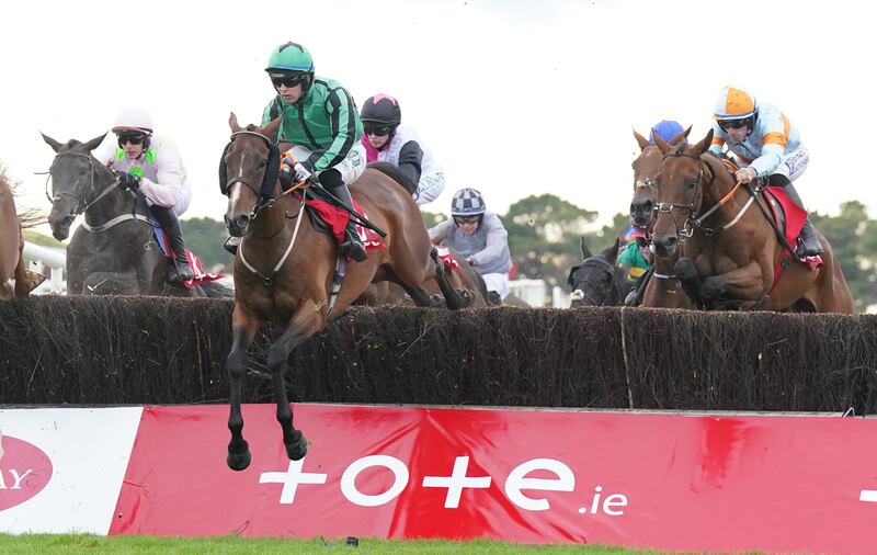 Hewick ridden by Jordan Gainsford on the way to winning The Tote Galway Plate at Galway in 2022. Photograph: Niall Carson/PA