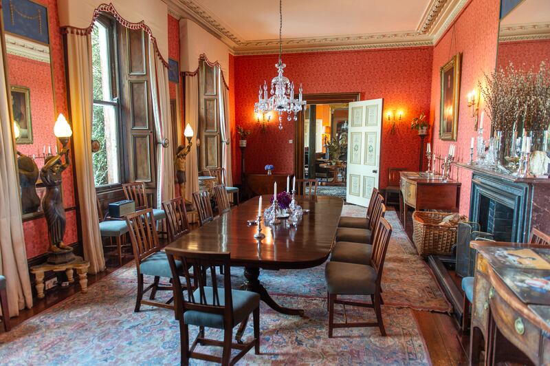 The diningroom at Ballyvolane House. Photograph: Michael Mac Sweeney/Provision