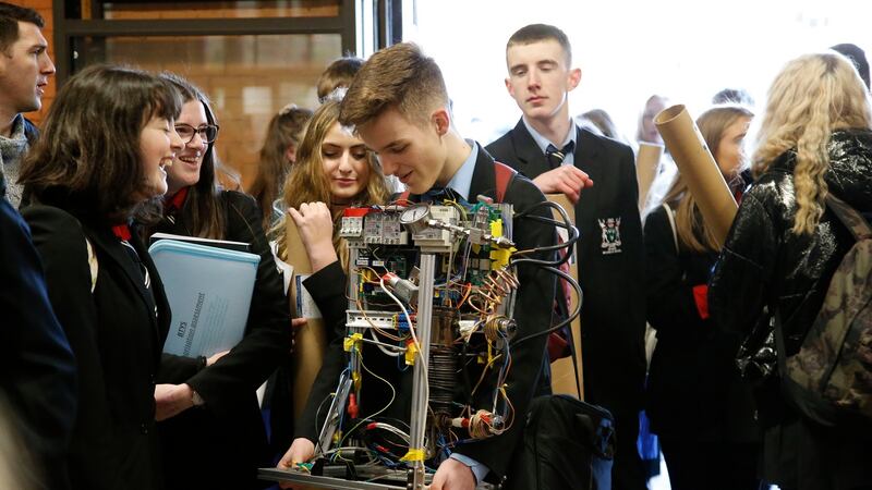 Greg Tarr of Bandon Grammer School who investigated renewable jetfuel.  Photograph: Nick Bradshaw