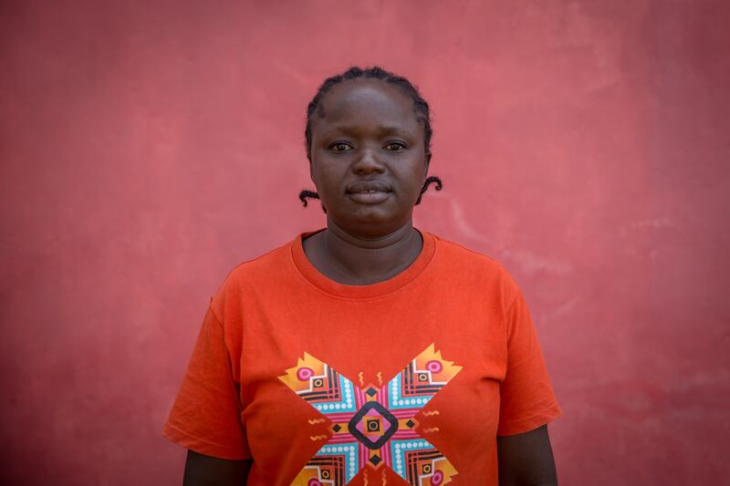 Aminata Sarah Conteh, an incumbent councillor for the Bombali district, Sierra Leone. Photograph: Sally Hayden