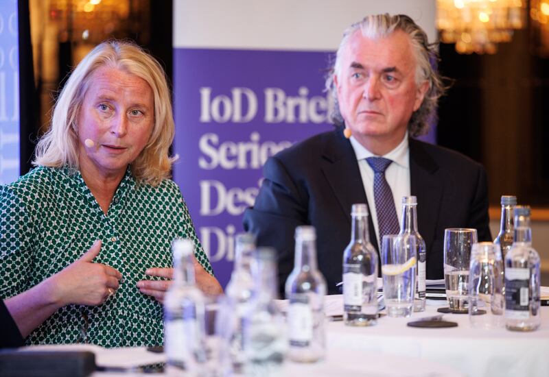 Fiona Ross, chair, Córas Iompair Éireann, speaking at the recent IoD Ireland event