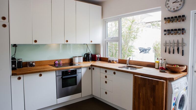 No 5 James Avenue, Dublin 8: Terry Murphy, who designed Coppinger Row restaurant, created the small but practical kitchen, which ties in perfectly with the simple white theme of the interiors.