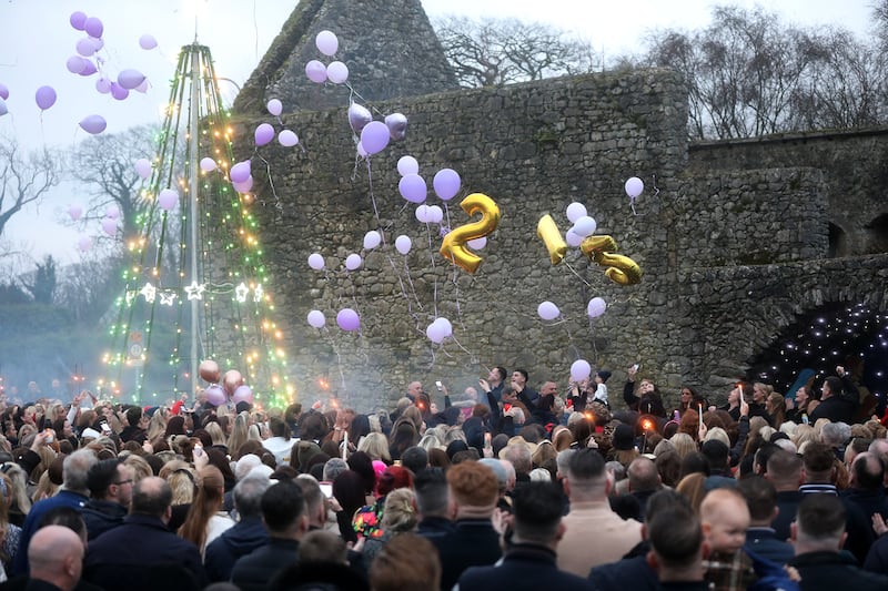 A candlelight vigil for Marguerita Sheridan took place on Christmas Eve. Photograph: Brendan Gleeson