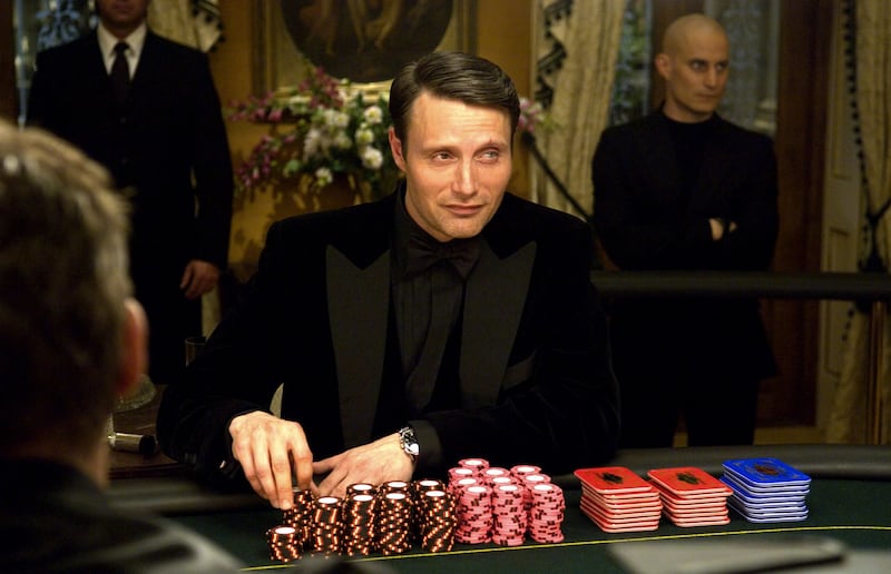 Casino Royal: Mads Mikkelsen as Le Chiffre in the James Bond film from 1996. Mikkelsen never expected to become famous.