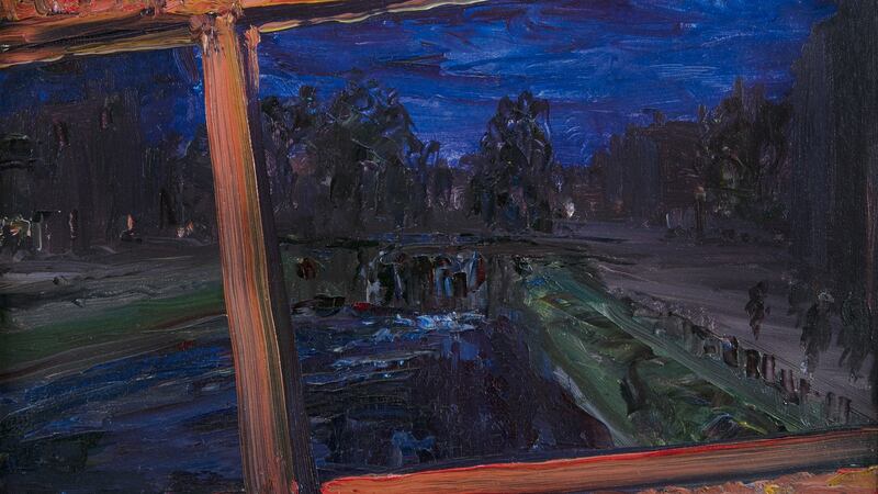 Jack B Yeats Crossing the Canal Bridge, from the Tram Top achieved €100,000 through Adam’s