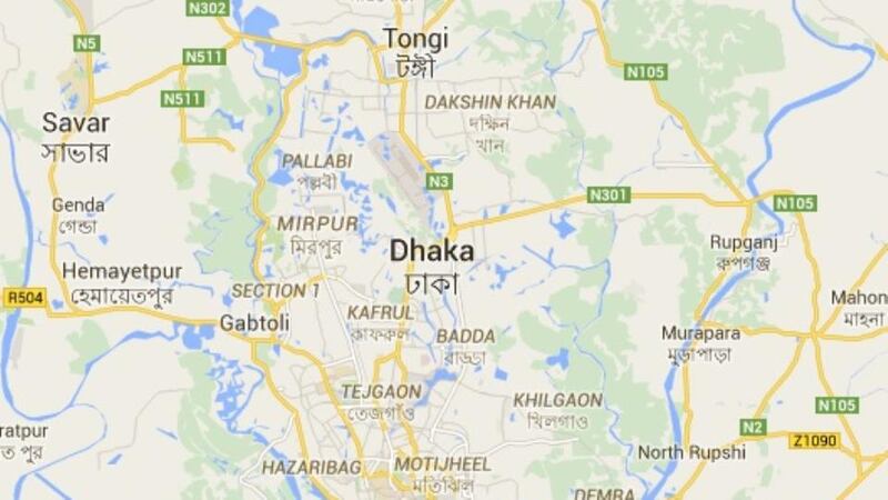 The site where the river ferry sank is 25 miles north-west of the capital, Dhaka.