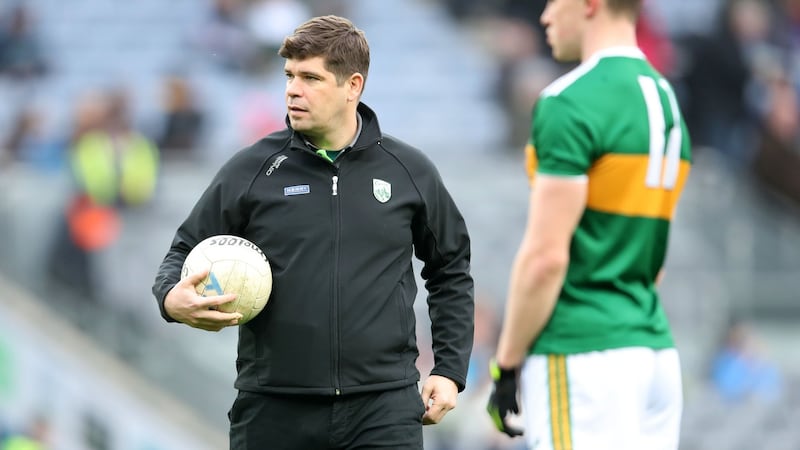 Eamonn Fitzmaurice: has kept  the Kerry motor running while waiting for this batch of  underage stars to come through. Photograph: Bryan Keane/Inpho