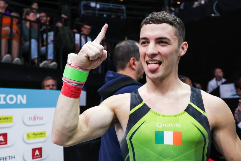 Ireland's Rhys McClenaghan: 'What I am most relieved for is to be qualified for the Olympics.' File photograph: Inpho