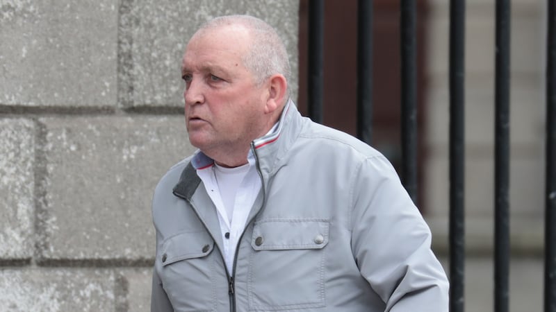 Paddy Kenny, of Thurles, Co Tipperary, father of the late Nicola Kenny, leaving the Four Courts. Photograph: Collins Courts